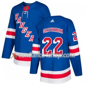 Adidas Maillot de Hockey New York Rangers Kevin Shattenkirk 22 2017-2018 Royal Authentic - Homme